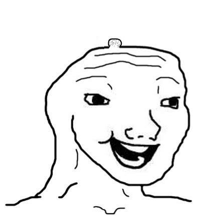 Wojak small brain meme inlet is an internet slang term primarily used as a pejorative on 4chan when referring to those with limited intelligence, implying they have a small brain. MemeAtlas