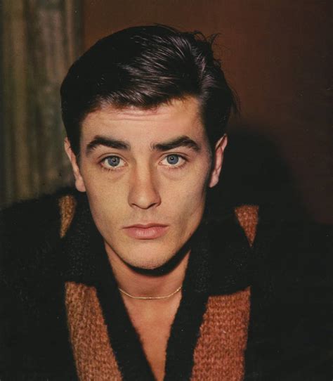 He did not have any money, and lived on whatever money he could find. Picture of Alain Delon