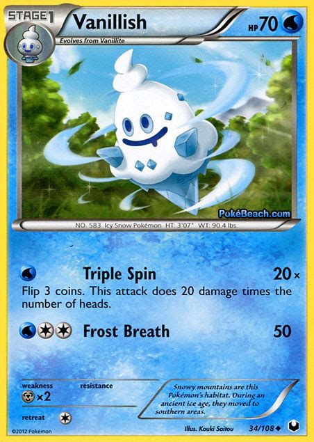 They are the most powerful cards in the pokemon trading card game Vanillish -- Dark Explorers Pokemon Card Review | PrimetimePokemon's Blog