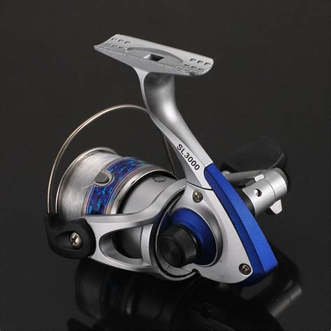 New SL1000 7000 Spinning Fishing Reel Metal Spool Folding Arm Gear