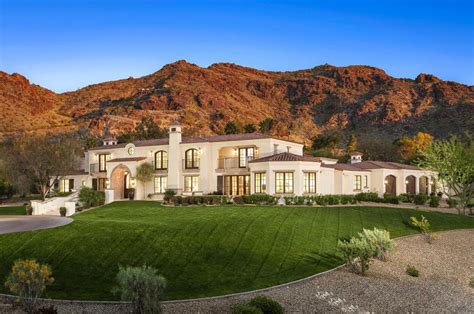 4195 Million Santa Barbaratuscan Inspired Mansion In Paradise Valley