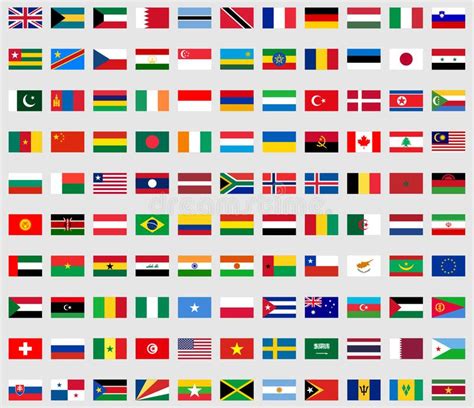 Flags Of World Stock Vector Illustration Of Country 193590980