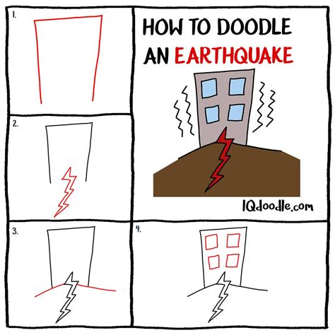 How To Draw A Earthquake Step By Step Chumen Husbad