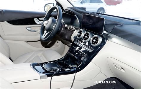 Spyshots Mercedes Benz Glc Facelift Interior Seen Mercedes Benz Glc