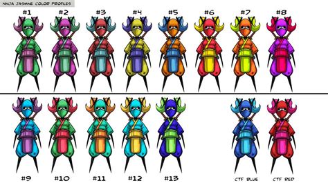 Ninja-Jasmine-Color-Samples | Color samples, Color, Deviantart