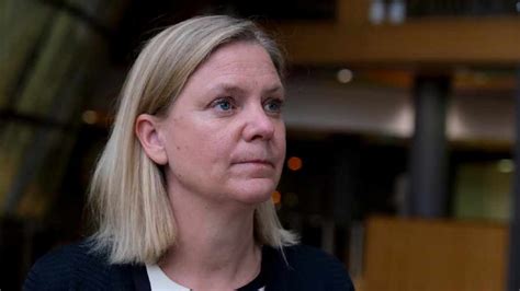 Magdalena Andersson Swedish Pm Magdalena Andersson Quits After Right Wing Bloc Wins