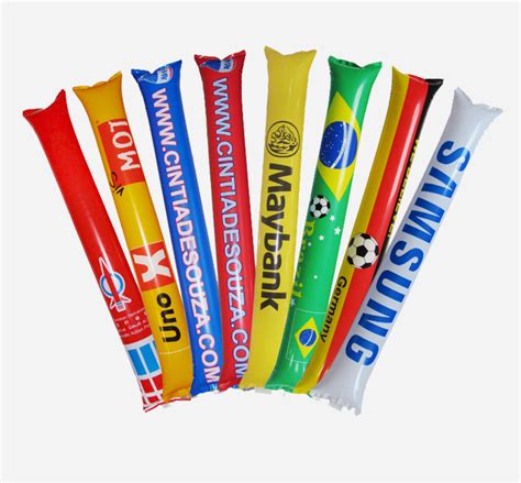 Custom Inflatable Bang Bang Sticks Cheering Sticker Pe Led Cheering