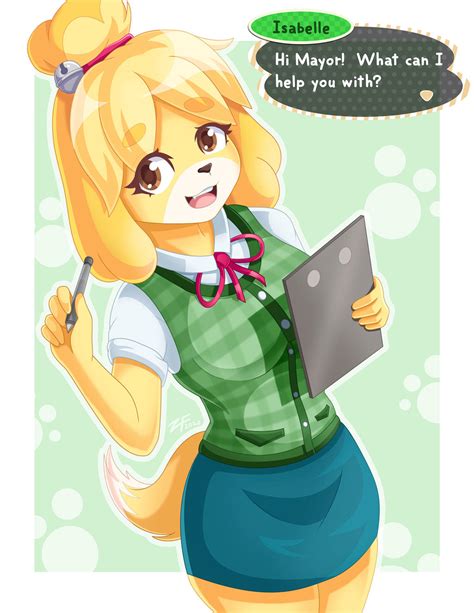Isabelle Animal Crossing By Aphexxtal On Deviantart
