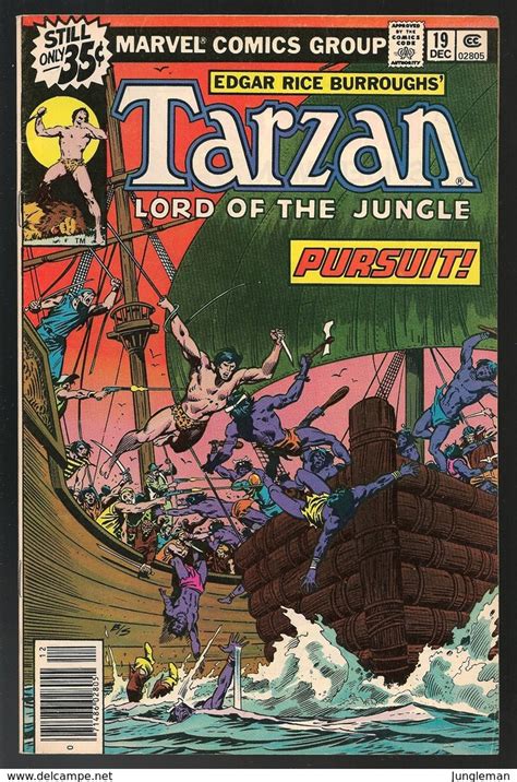 Marvel Tarzan 19 Marvel Comics In English December 1978 Sal