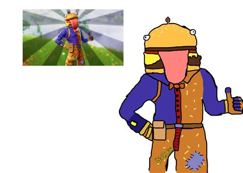 The Third Entry In Drawing Fortnite Characters Badly Beef Boss With A