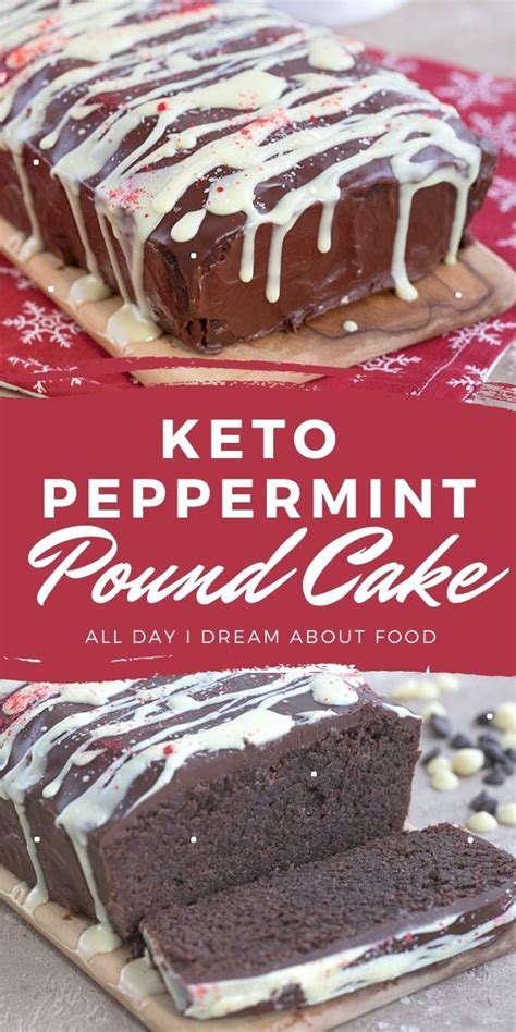Bake at 325 degrees in loaf pan for 1 hour. Keto Chocolate Peppermint Pound Cake | Keto dessert recipes, Reduced sugar dessert, Peppermint ...