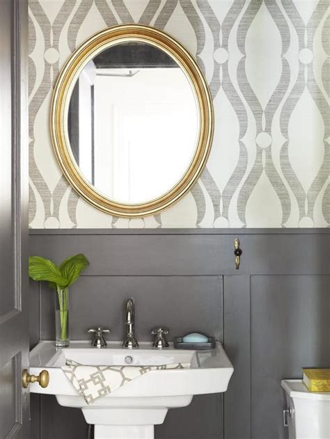 Glamorous Bathrooms With Wallpaper