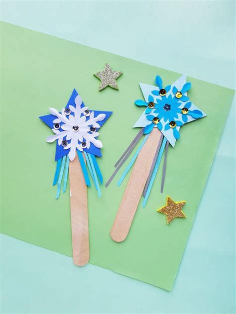 Frozen Inspired Elsa Wand We Love This Paper Craft For Kids