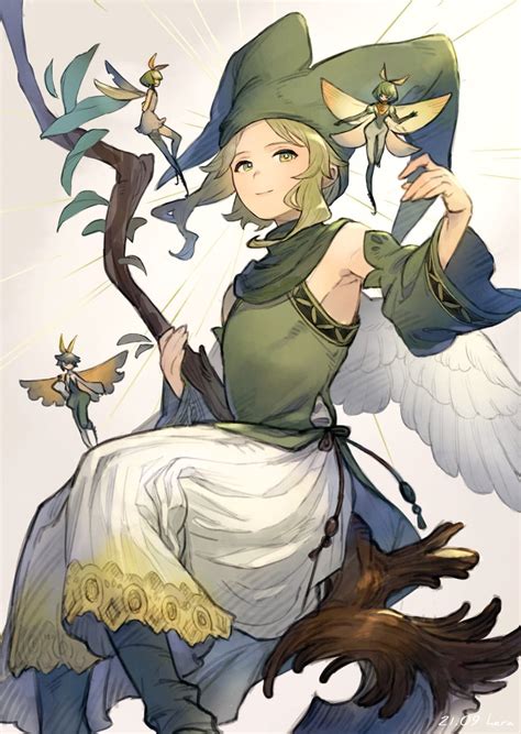 Kumiromi Of Harvest And Cute Fairy Elona Drawn By Herayoshi Danbooru