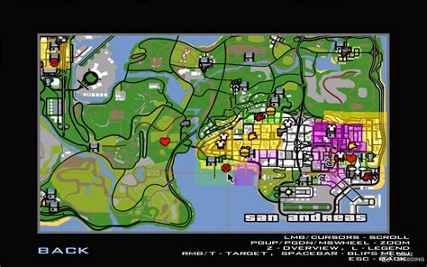 This san andreas gta map page a collection of maps to help you achieve your specific goals in san andreas. Teleport to a marker for GTA San Andreas