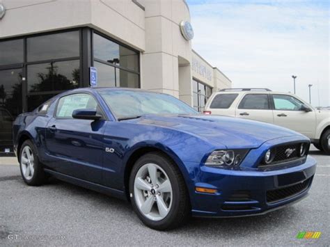 2013 Deep Impact Blue Metallic Ford Mustang Gt Coupe 66080277