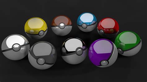 Pokeballs All Types By The Bomb Dot Com On Deviantart