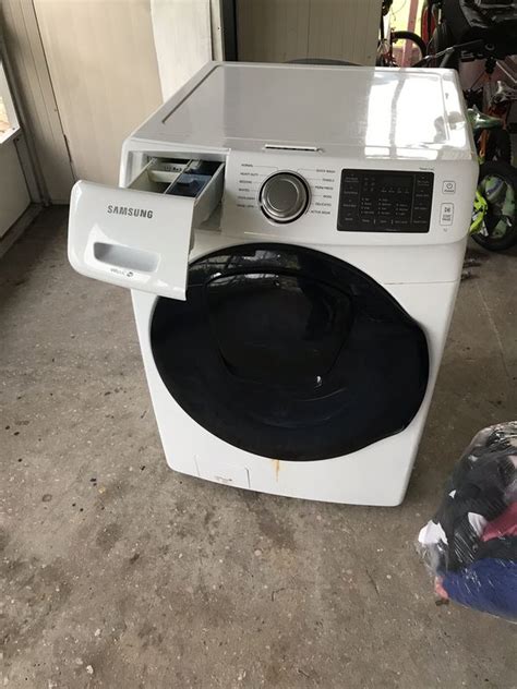 Addwash front load black stainless steel washer. Washer samsung vrt plus he 150 today for Sale in Stuart ...
