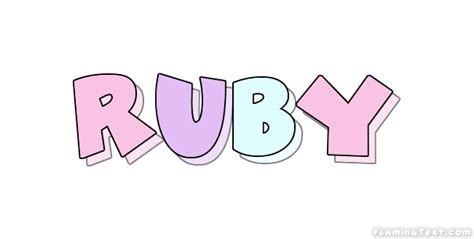 Ruby Name Logo