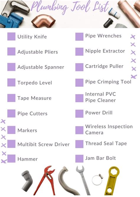 Plumbing Apprentice Tool List Every Plumber Needs