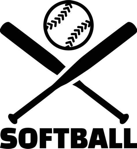 Softball Vector Design ⬇ Vector Image By © Miceking Vector Stock