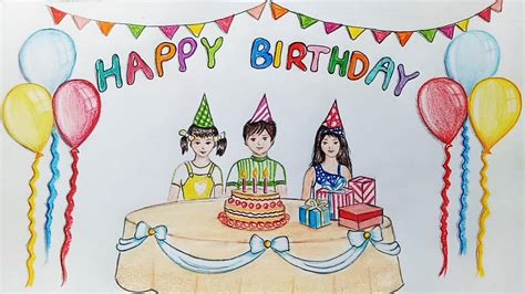19 Birthday Party Pictures For Drawing