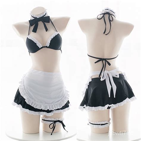 jual japanese mini skirt anime cosplay school girl lingerie costume maid outfit new sexy school