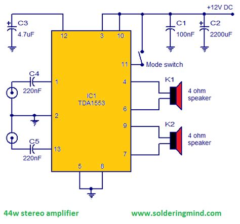 Cd4440 Amplifier Circuit Diagram Simple Speaker Delay Circuit With