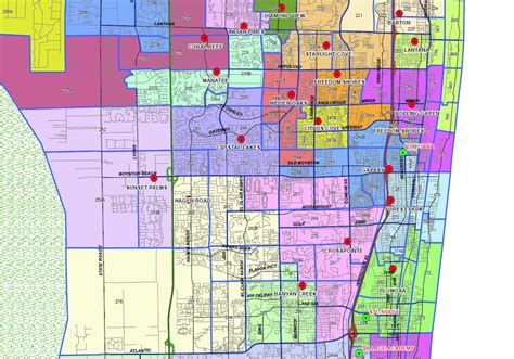 Map Of West Palm Beach Florida Showing City Limits Printable Maps