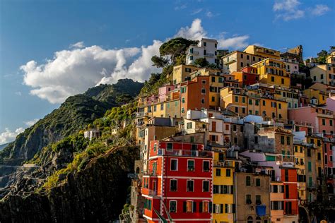 Italy Houses Mountains Cinque Terre Park Liguria Hd Wallpaper