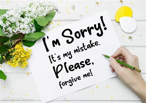 Sorry Messages And Apology Quotes Wishesmsg