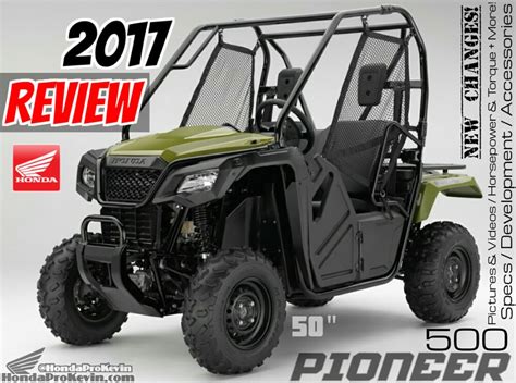 2017 Honda Pioneer Side By Side Model Lineup 1000 700 And 500 Reviews