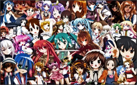 31 Anime Girls Wallpaper Collage Sachi Wallpaper