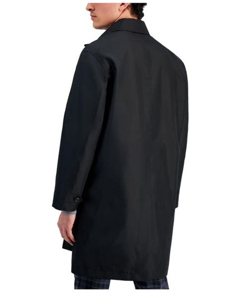 Hugo Relaxed Fit Black Coat For Men Lyst