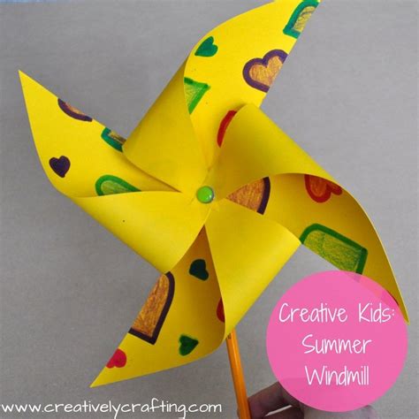 Summer Craft Ideas For Kids Summer Windmill Paper Crafts For Kids