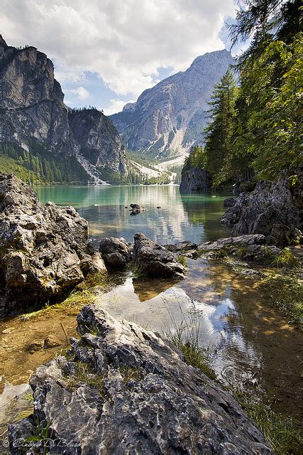 Lago Di Braies In Val Pusteria Dolomites Italy Its A Beautiful