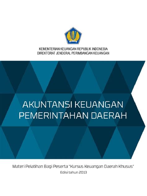 Jurnal Akrual Materi Pelatihan Pkd Akuntansi Keuangan Pemerintah