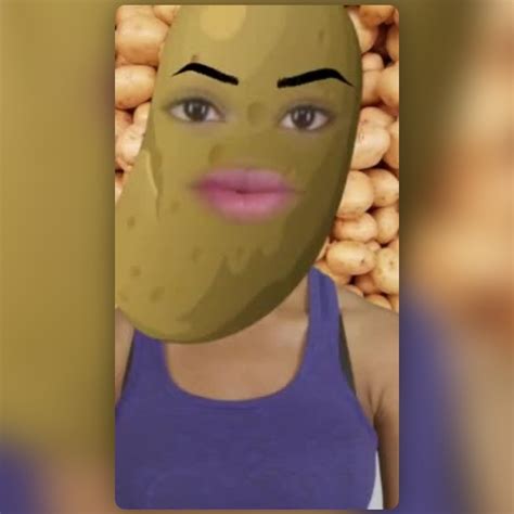 Potato Lens By Madeleinee Snapchat Lenses And Filters
