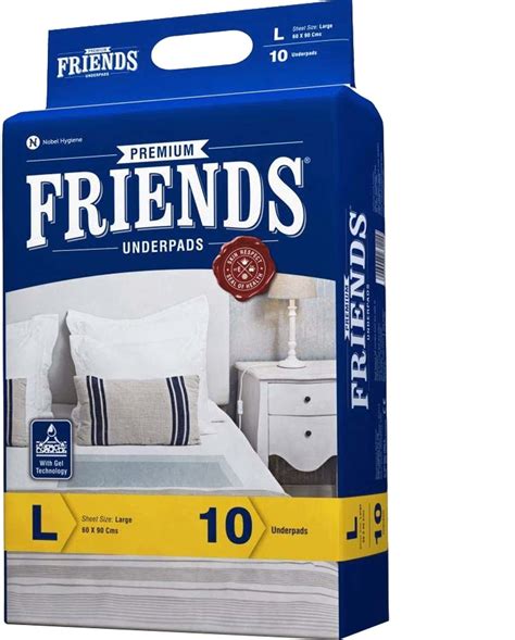 Buy Friends Premium Underpads Large 60 X 90 Cm Super Absorbent