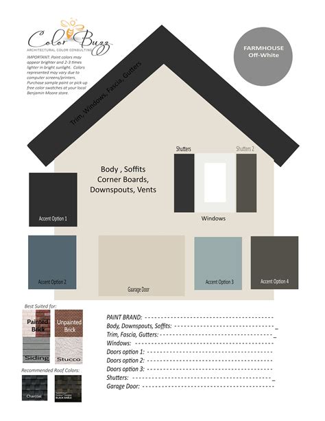 Paint Color Palette Exterior Home Color Scheme Benjamin Moore Lupon