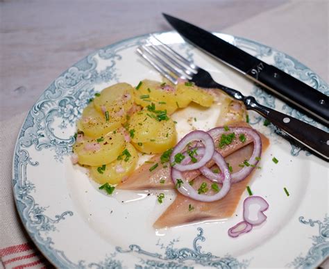 Filets de harengs et salade de pommes de terre
