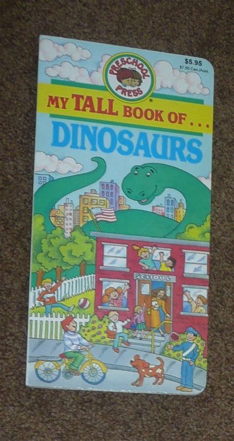 My Tall Book Of Dinosaurs Preschool By Sandy Damashek
