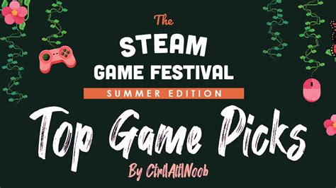 The Best Demos Steam Game Festival Summer Edition 2020 Ctrlaltnoob