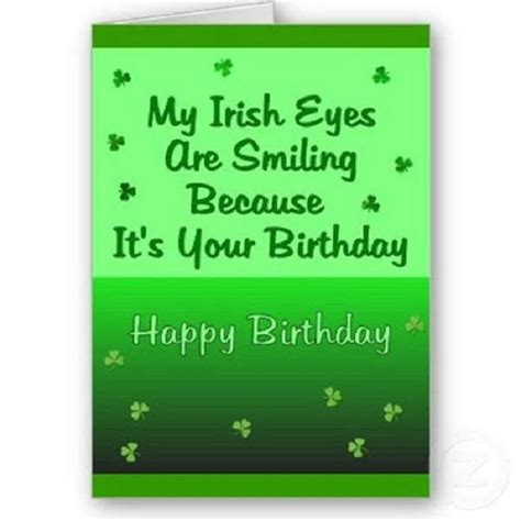 Irish Birthday Wishes Irish Birthday Wishes Irish Birthday Irish Eyes