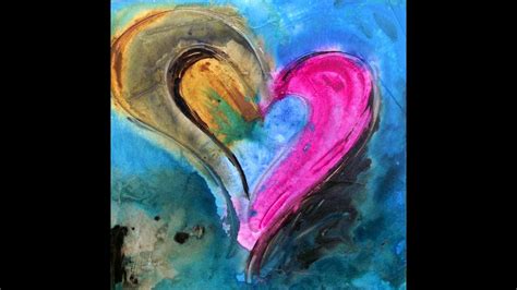 Heart Art And Heart Paintings By Ivan Guaderrama Youtube