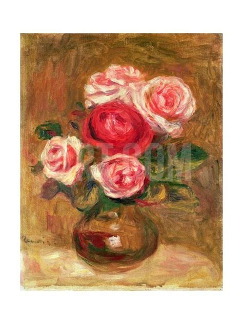 Roses In A Pot Giclee Print Pierre Auguste Renoir