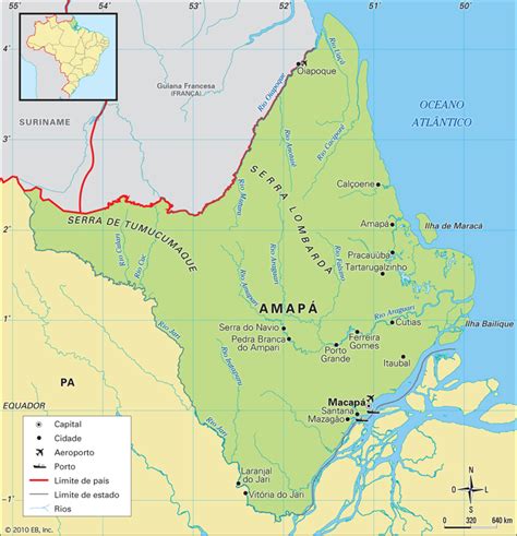 Blog De Geografia Mapa Do Amapá