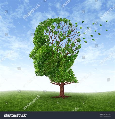 Memory Loss Due Dementia Alzheimers Disease Stock Illustration 94573339