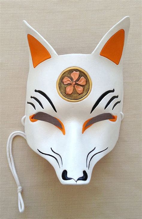Kitsune Mask Kitsune Mask Kitsune Fox Japanese Fox Mask Ceramic Mask