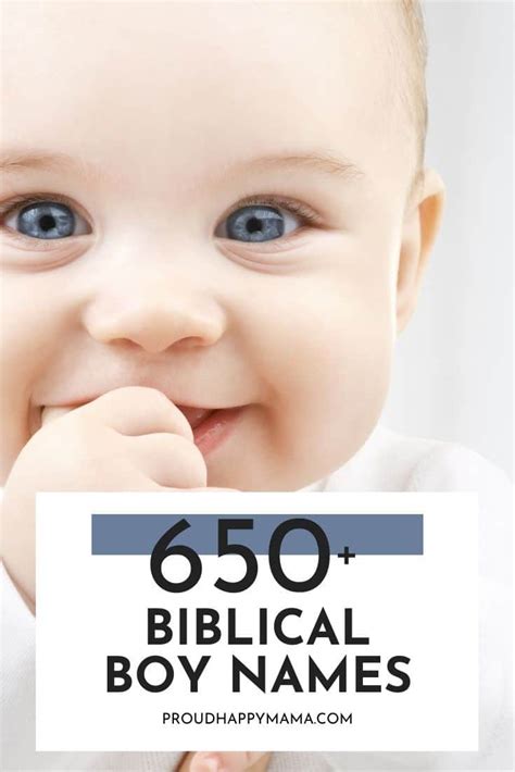 Ultimate List Of Biblical Boy Names And Meanings Photos